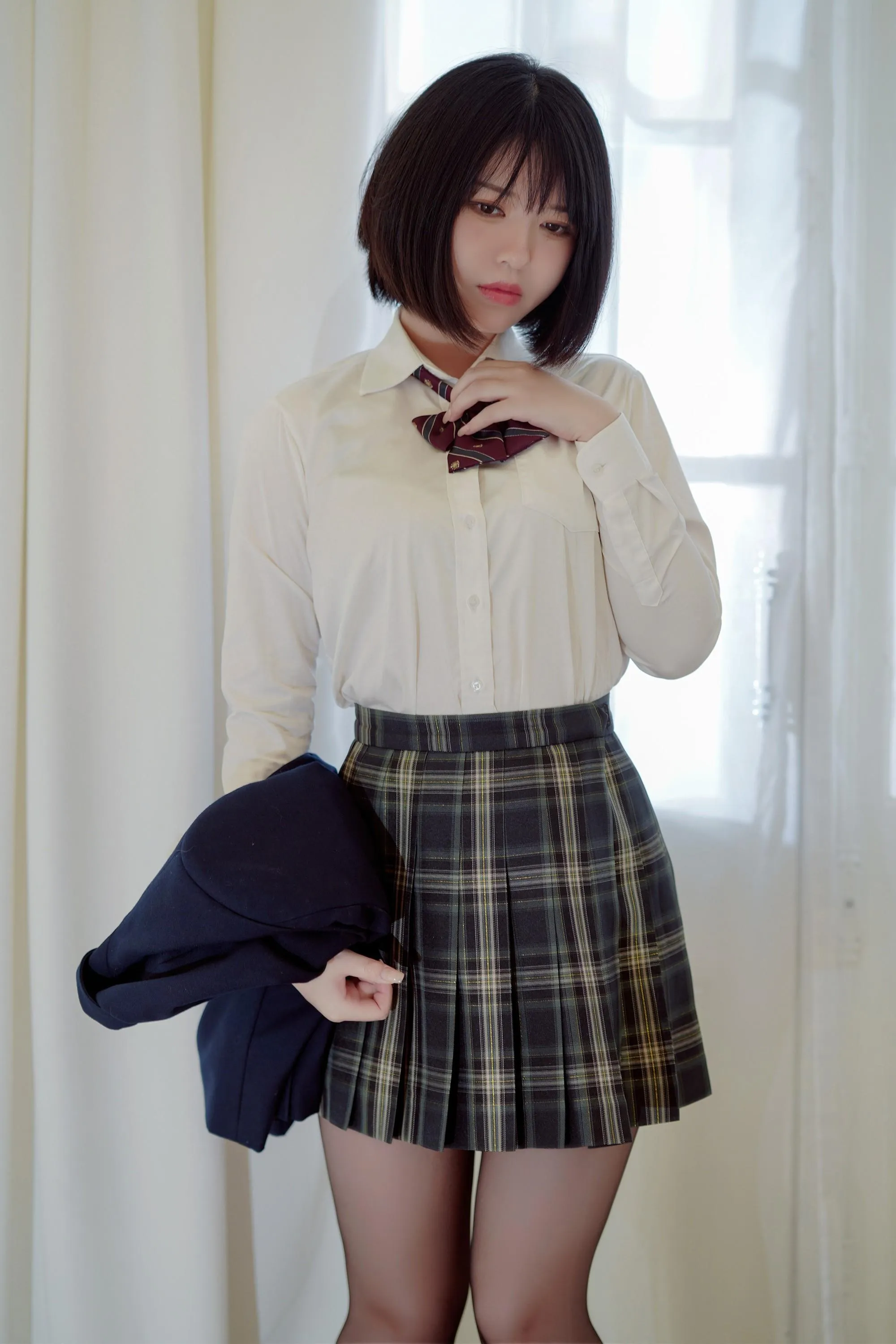 半半子 – NO.46 彼女の制服姿が好き [54P]插图5